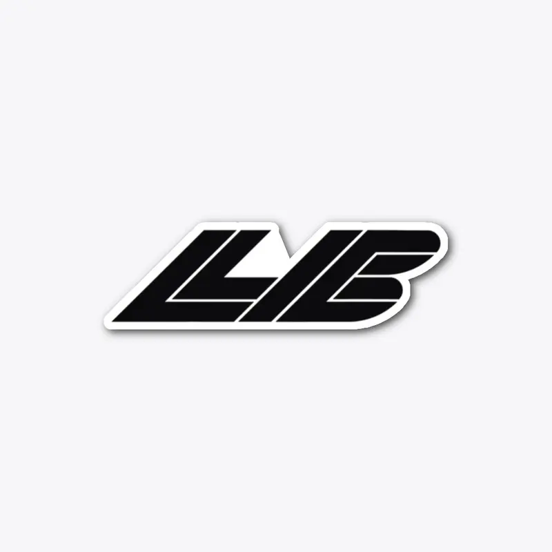 LB Podcast Sticker Black